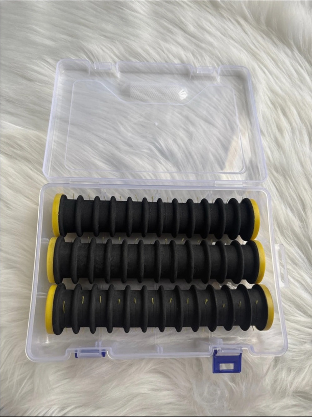 Fishing line storage holder box